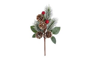 PICK NATALIZIO INNEVATO 16CM