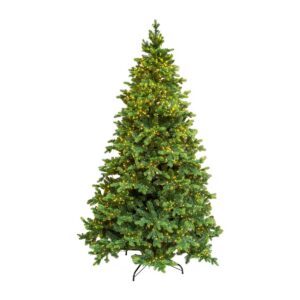 ALBERO NATALE COURMAYEUR PE+PVC 3000LED 3647TIPS h.210xl.135CM