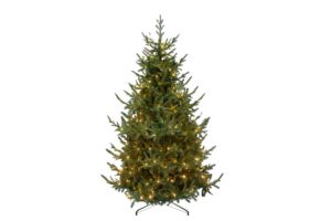 ALBERO NATALE SESTRIERE PE+PVC 400LED 20%FL.B.1972TIPS h.180xl.145CM