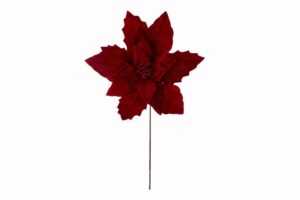 STELLA NATALIZIA VELVET d.45x60CM ROSSO