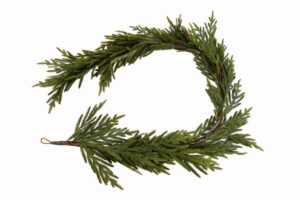 GHIRLANDA REAL TOUCH VERDE 190CM