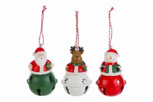 APPENDINO CAMPANA NATALIZIA METALLO 3ASS.6,5x10CM