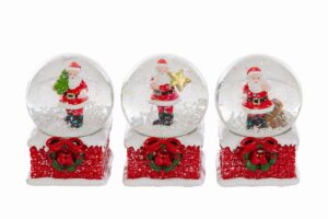 AMPOLLA BABBO NATALE RESINA 3ASS.4,5x4,5x6CM