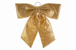 APPENDINO FIOCCO IN TESSUTO ORO 56x62CM