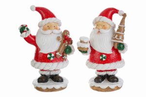 BABBO NATALE RESINA 2ASS.9xh.15CM