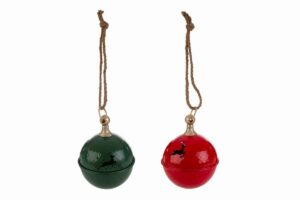 APPENDINO SFERA NATALIZIA METALLO 2ASS.16,5x16,5x22CM