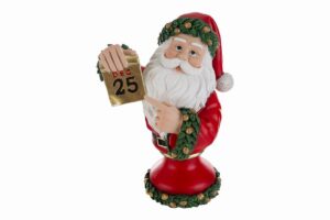 BABBO NATALE RESINA 26x20xh.35,5CM