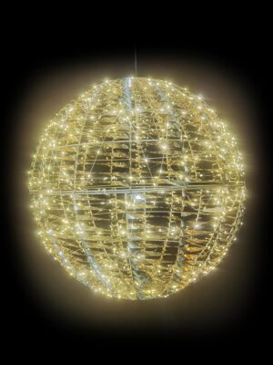 SFERA GOLD SHINY-TIMER6/18HR 600LED diam.50CM