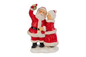 BABBO E MAMMA NATALE IN RESINA 14x8,5xh.20CM