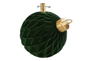 BASE ALBERO SFERA VELLUTO VERDE 7KG 45x40x45CM (X ALBERI fino a 240CM)