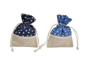 SACCHETTO JEANS FIORELLINO 2 ASS. 8x10 CM