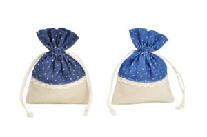 SACCHETTO JEANS POIS 2 ASS.8x10 CM