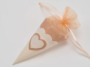 CONO JUTA COL. BEIGE 16 CM