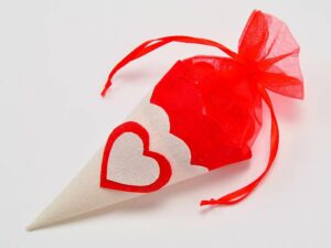 CONO JUTA COL. ROSSO 16 CM