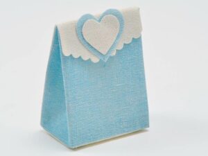 BORSETTA JUTA CELESTE 6x4xh.8,5 CM *OUTLET*