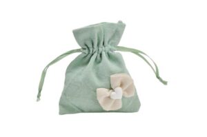 SACCHETTO JUTA VERDE 8x10 CM