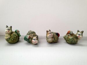 LUMACHE CERAMICA 4 ASS. 5 CM