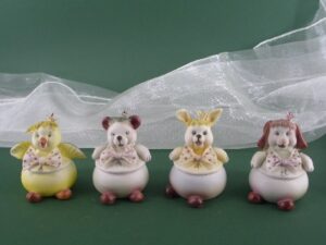 SCATOLA ANIMALI PORCELLANA 5xh.7CM 4 ASS.