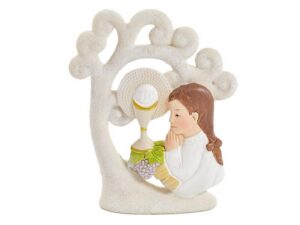 BIMBA RESINA 1A COMUNIONE 10xh.12 CM
