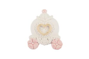 CARROZZA RESINA CALAMITA ROSA 3,5xh.5 CM