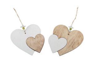 APP.LEGNO CUORE BICOLORE 2 ASS.12 CM