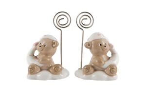 S/POSTO ORSETTO ROSA PORCELLANA 2 ASS.5x7,5 CM