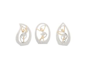 BALLERINA RESINA 3 ASS.5,5xh.8CM*OUTLET*