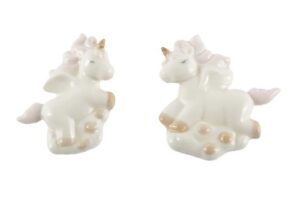 CALAMITA UNICORNO PORCELLANA 2 ASS.6,5x5 CM ROSA