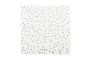 VELO POIS QUADRATO ARGENTO 24X24CM