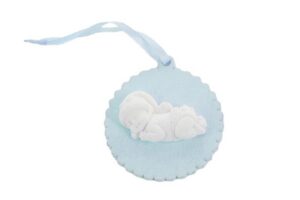 APPENDINO GESSETTO BABY LEGNO CELESTE 5X5 CM