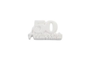 GESSETTO 50°ANNIVERSARIO 4X2,5 CM