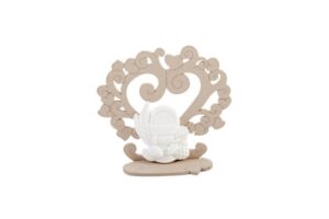 ALBERELLO LEGNO GESSETTO COMUNIONE 7X7 CM