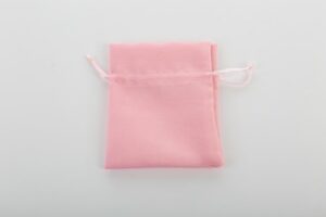 SACCHETTO COTONE ROSA 11x12 CM