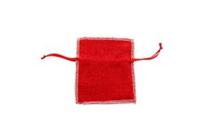 SACCHETTO JUTA ROSSO 8x10 CM