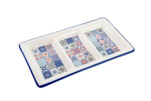 SVUOTA TASCHE CERAMICA DEC.FANTASIA 30x17xh.3 CM *OUTLET*