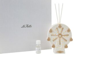 PROFUMATORE RUOTA PANORAMICA PORCELLANA C/ASTUCCIO 12x3xh.14 CM