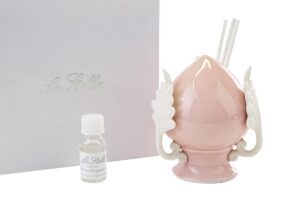 PROFUMATORE POMO PORCELLANA ROSAC/ASTUCCIO 10xh.11 CM