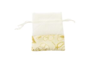 SACCHETTO COTONE DEC.ORO 8x10 CM