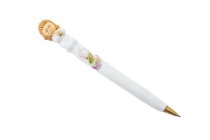 PENNA BIMBA COMUNIONE RESINA 17 CM