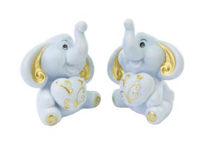 ELEFANTINO PORCELLANA 2 ASS.CELESTE 6x5xh.7 CM