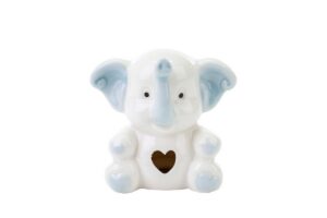 ELEFANTINO PORCELLANA CELESTE 7,5x6xh.8 CM