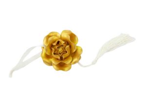 APPENDINO CALAMITA FIORE ORO PORCELLANA 6,5x25 CM