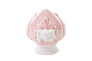 POMO ELEFANTE PORCELLANA ROSA 7x7xh.8CM
