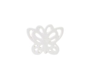 FARFALLA PORCELLANA BIANCA 7x6CM
