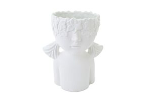 VASO BUSTO GIRL PORCELLANA BIANCO 22x17xh.28 CM