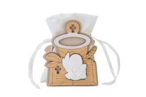 P/SACCHETTO LEGNO COMUNIONE 6,5x3,5xh.8 CM