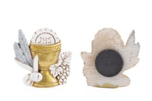 CALAMITA CALICE PRIMA COMUNIONE RESINA 4x4 CM