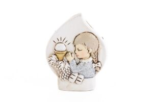 CALAMITA BIMBA PRIMA COMUNIONE RESINA 3x4,5 CM