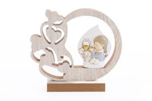 BIMBA PRIMA COMUNIONE LEGNO/RESINA 12,5x3xh.11 CM