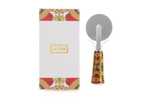 TAGLIA PIZZA ROYAL CAROUSEL 15 CM C/ASTUCCIO